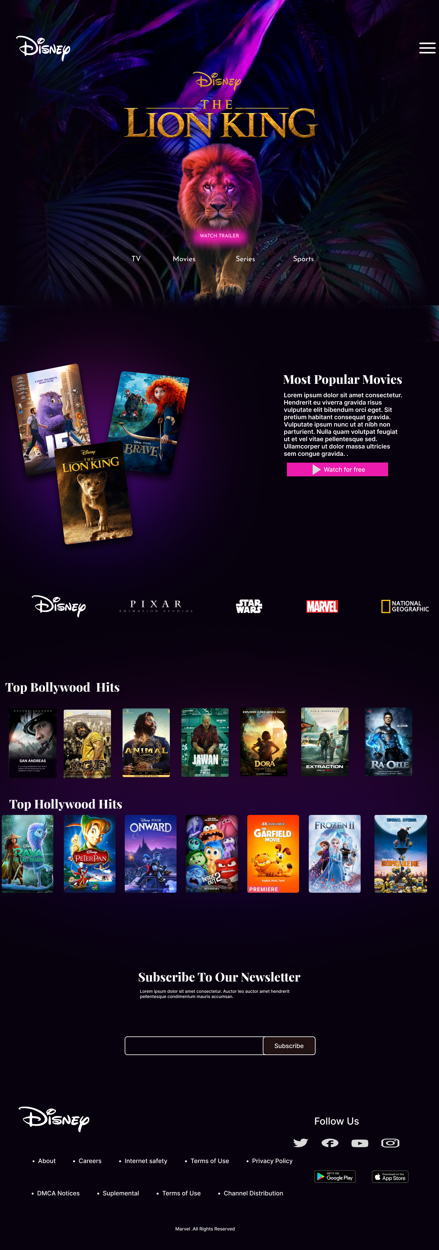DISNEY+ — THE LION KING